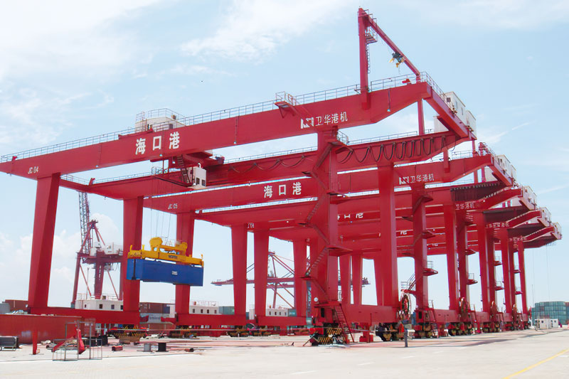 Grua de patio para contenedores