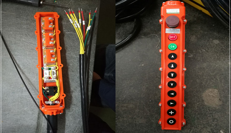 control para polipasto electrico