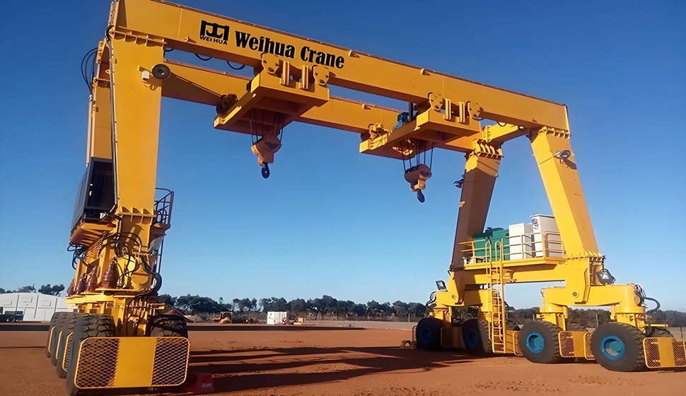 Grúas pórtico con neumáticos de goma (RTG)