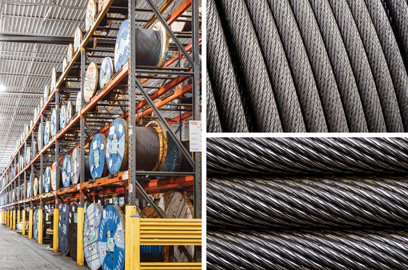 Cable de acero grúa