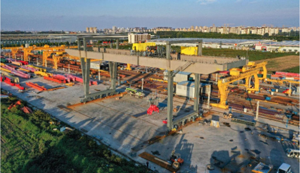 Acería utiliza grúa pórtico de 50 toneladas para ser enviada a Monterrey, México