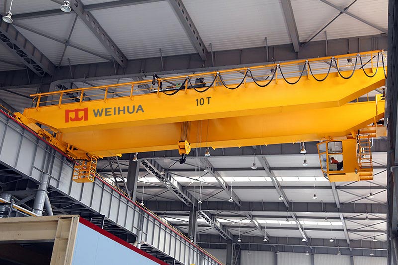 Grúa puente de doble viga de 10 toneladas