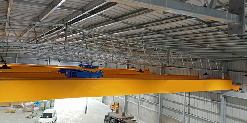 Grúa puente de doble viga de 10 toneladas