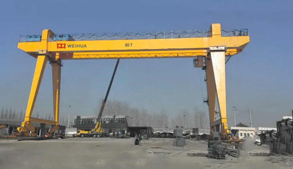 grúa pórtico de 80 toneladas