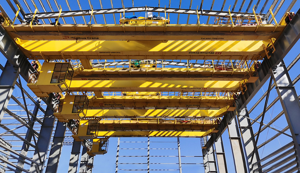 grúa puente antioxidante intemperie