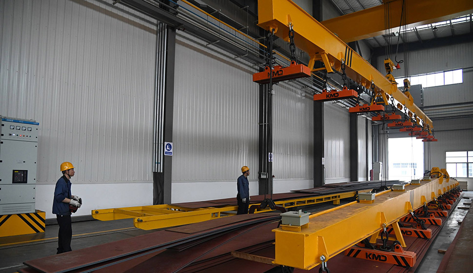 puente grúa pesado para siderurgia
