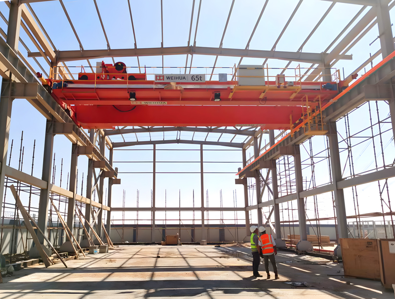 Puente grúa industrial de 65 toneladas