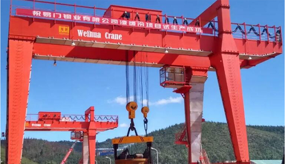 grúa pórtico metalúrgica