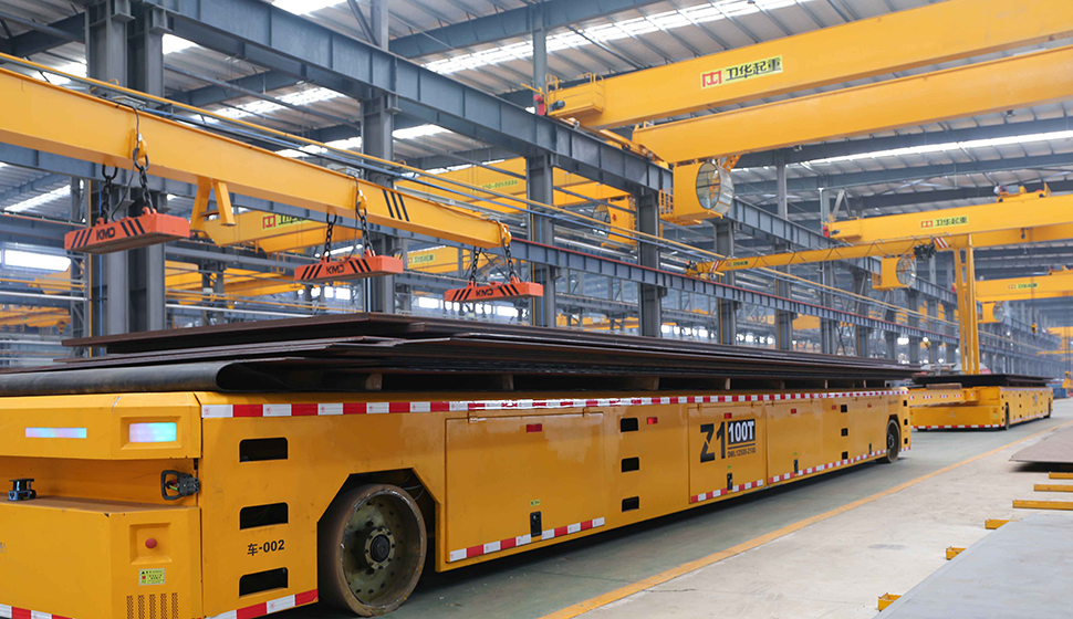 puente grúa electromagnético