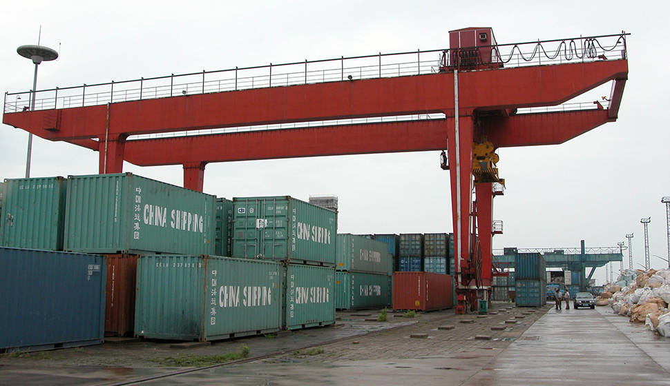 gruas de carga contenedores