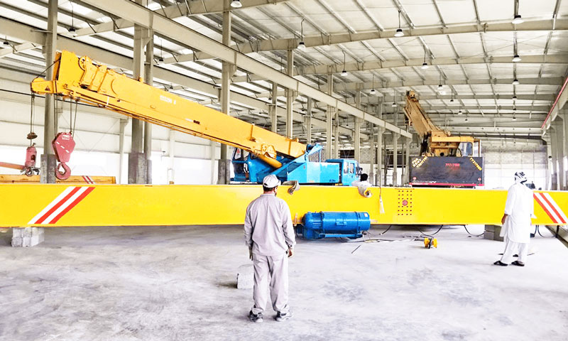 puente grúa con instalación incluida