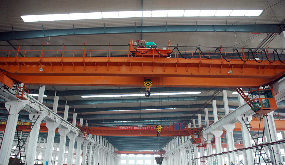 Puente grúa birraíl de 32/5 toneladas exportado a Pakistán