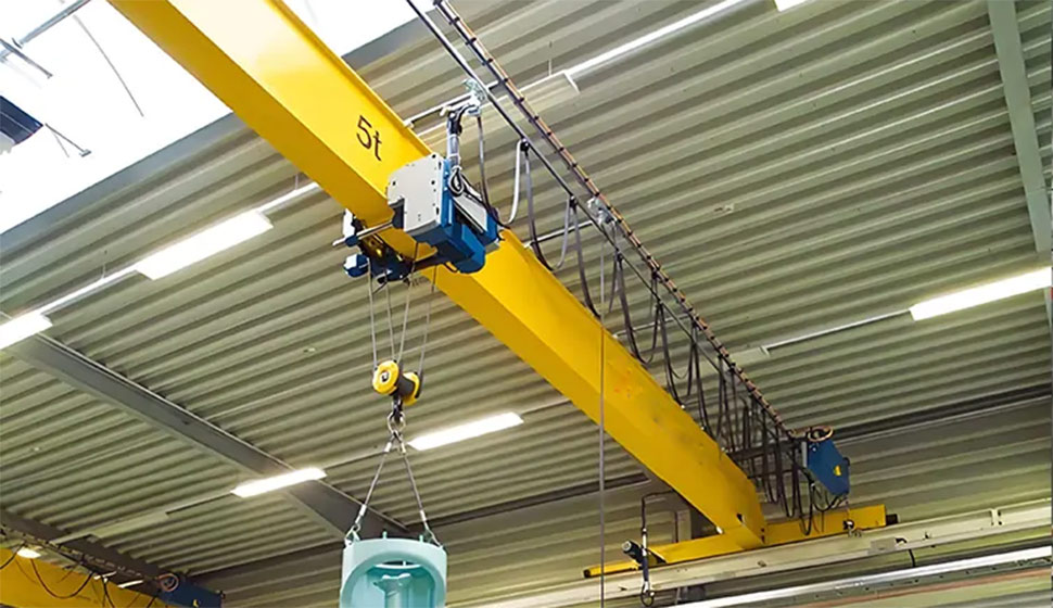 puente grúa bajo peralte bajo techo