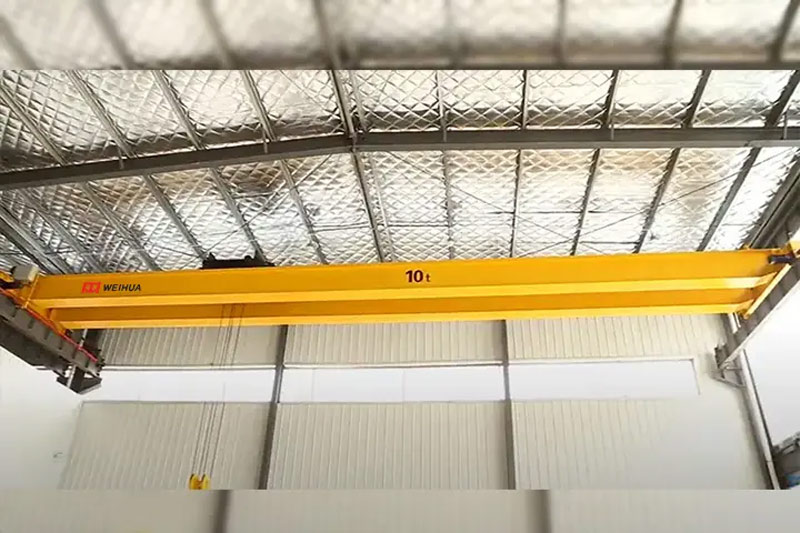 Puente grúa de 10 toneladas con polipasto eléctrico